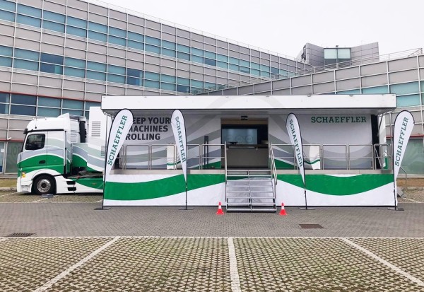 Il tour europeo del Truck Schaeffler Lifetime Solutions in Italia per presentare le innovazioni dedicate alla manutenzione