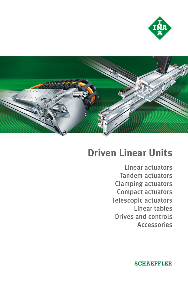 Driven Linear Units Publications Schaeffler Italia