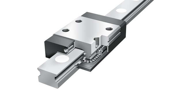 Guide lineari Schaeffler: Unità a ricircolazione a quattro ranghi di sfere in miniatura