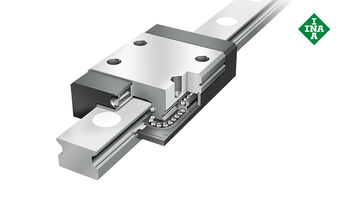 Guide lineari Schaeffler: Unità a ricircolazione di sfere in miniatura